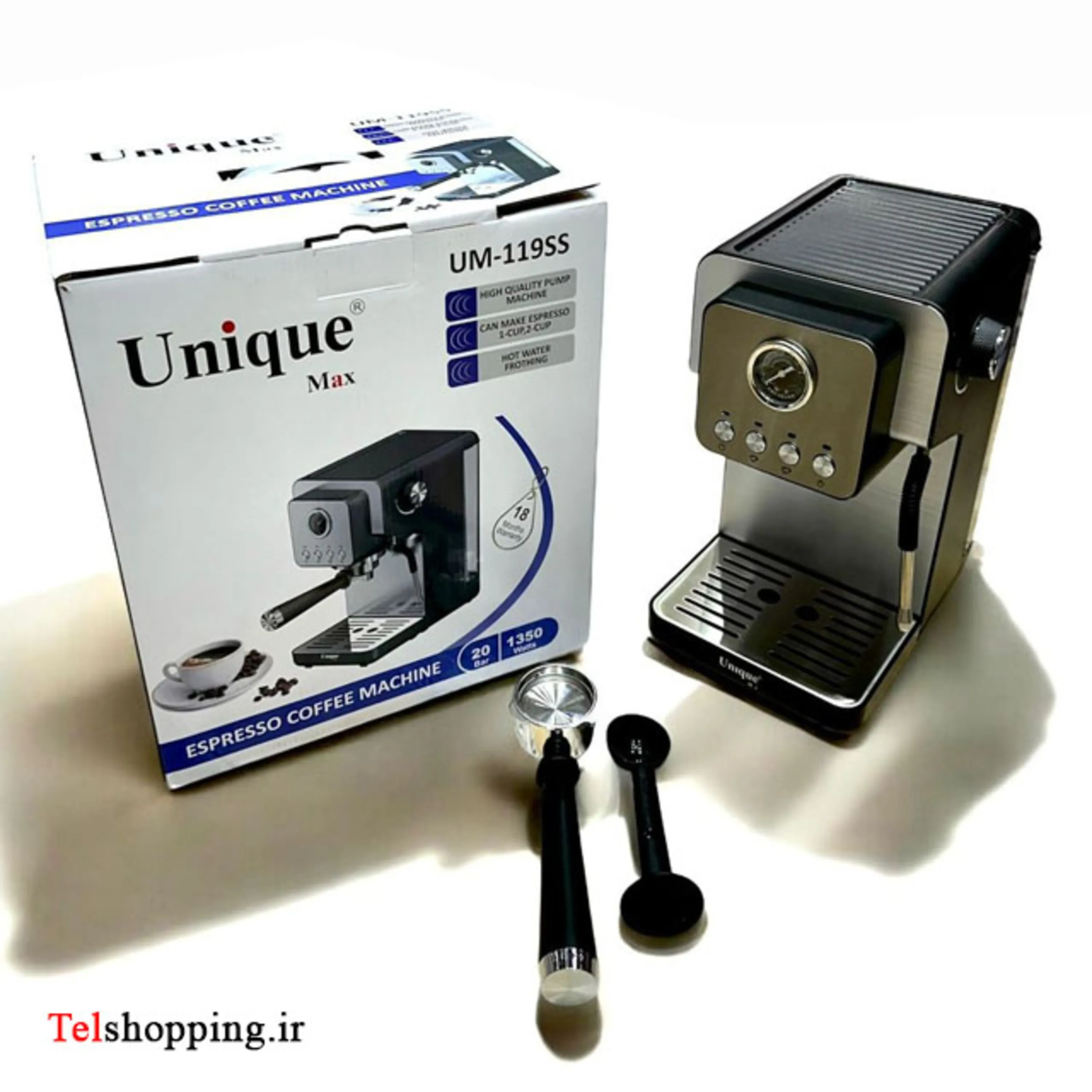 قهوه ساز یونیک مکس مدل UM119ss